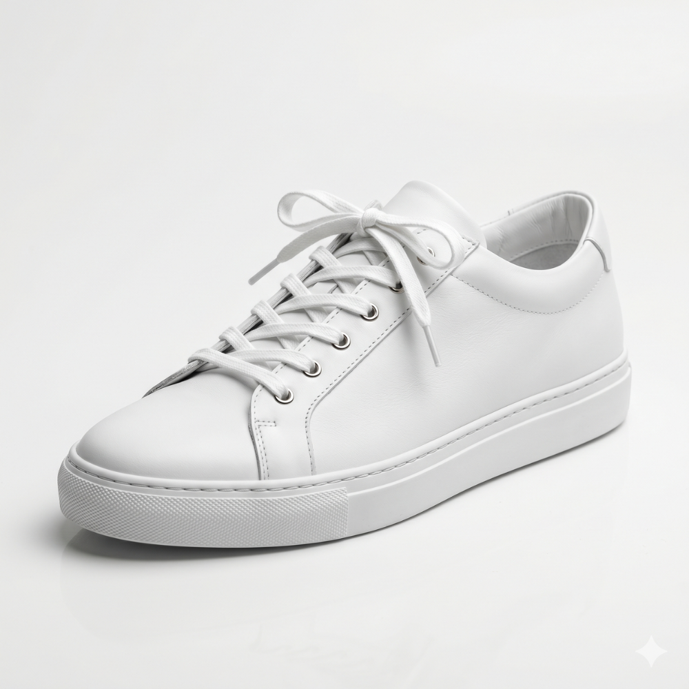 White Ravello Leather Sneakers