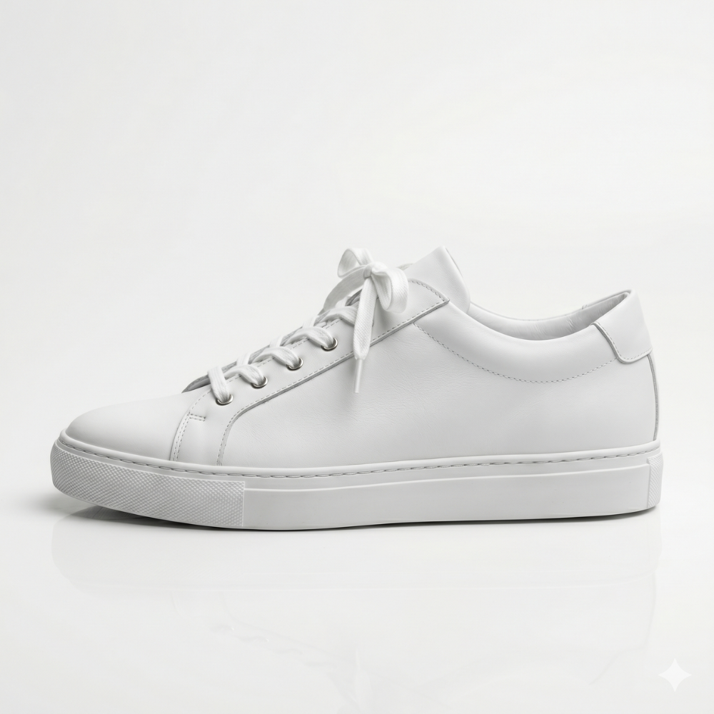 White Ravello Leather Sneakers